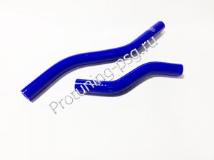     Патрубки силиконовые шланги печки ВАЗ Приора-2170  синие