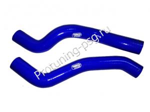      Патрубки радиатора силиконовые Samco sport ВАЗ 2113-2114 и модификации ( 2 штуки синие )