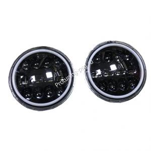 Фары LED светодиодные черные ВАЗ 2121-2131 /Нива/, ВАЗ 2101, 2102 (2 штуки)